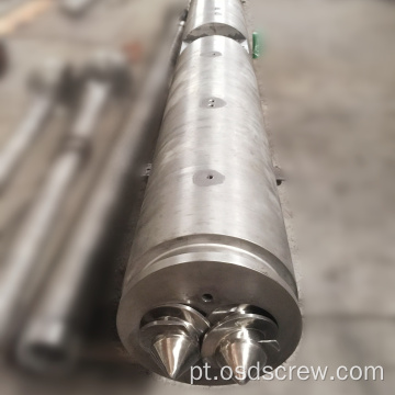 cilindro de parafuso para Bausano MD 125/30 PLUS Parafusos duplos duplos paralelos cilindro-PVC PERFIL DO TUBO bimetálico
